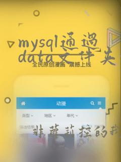 mysql通过data文件夹恢复数据库