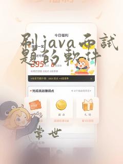 刷java面试题的软件