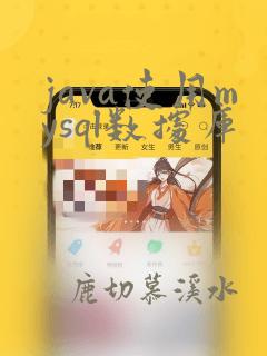 java使用mysql数据库