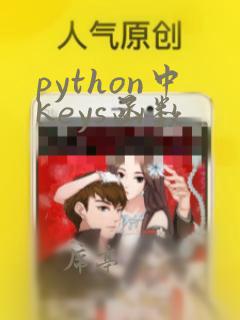 python中keys函数