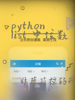 python list 中位数