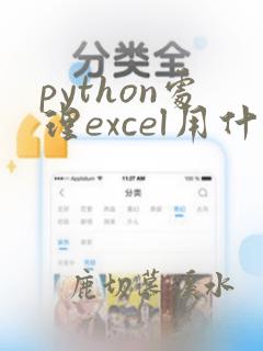 python处理excel用什么库