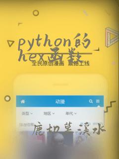 python的hex函数