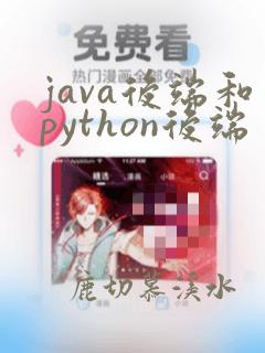 java后端和python后端