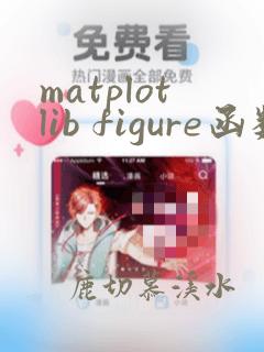 matplotlib figure函数