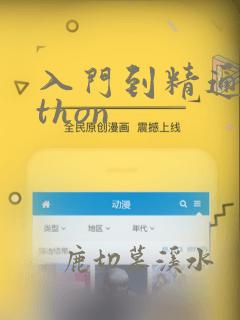 入门到精通python