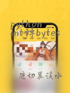 python int转bytes