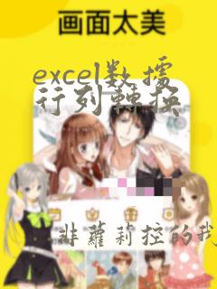excel数据行列转换