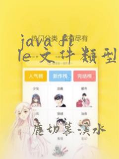 java file 文件类型