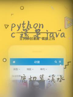 python c 还是java