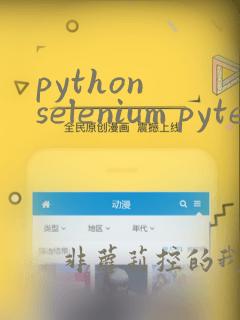 python selenium pytest