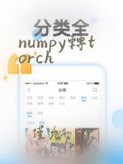 numpy转torch