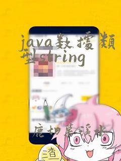 java数据类型string