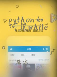 python如何用while