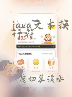 java文本换行符