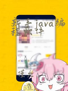 新手java编程软件