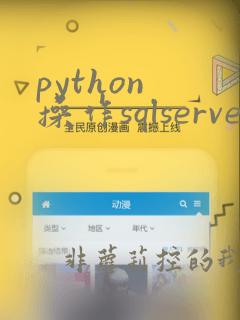 python 操作sqlserver