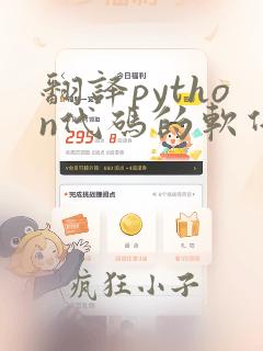 翻译python代码的软件