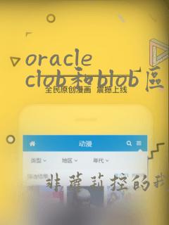 oracle clob和blob区别