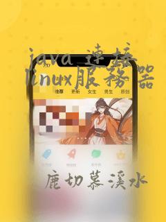 java 连接linux服务器