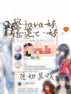 学java好 还是c  好
