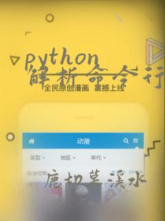 python 解析命令行参数