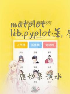 matplotlib.pyplot怎么安装