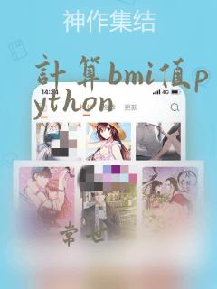计算bmi值python