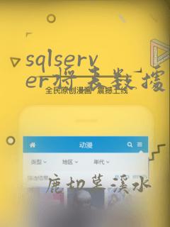 sqlserver将表数据复制到另一个表