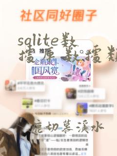 sqlite数据库 数据类型