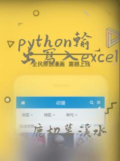 python输出写入excel