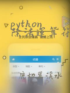 python 除法运算符