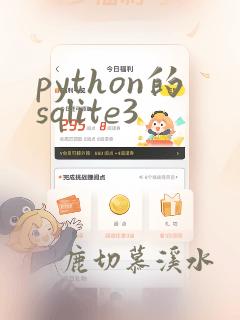 python的sqlite3