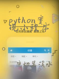 python实现小程序