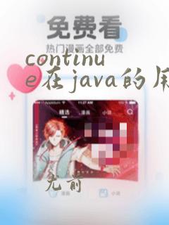 continue在java的用法