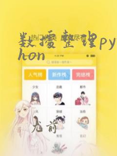 数据整理python