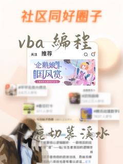 vba 编程