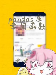 pandas库常用函数