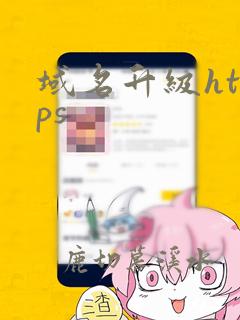 域名升级https