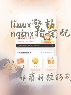 linux启动nginx指定配置文件
