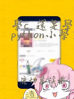 学c 还是学python小学生