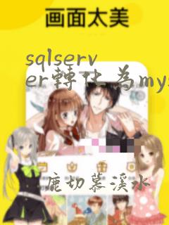sqlserver转化为mysql