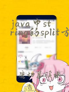 java中string的split方法