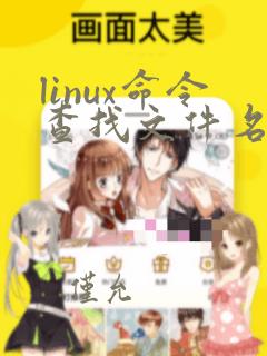 linux命令查找文件名包含指定字符的文件