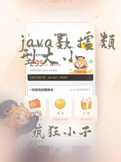java数据类型大小