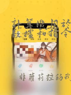 计算机用于处理数据和指令的编码是