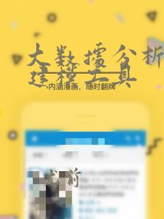 大数据分析数据建模工具