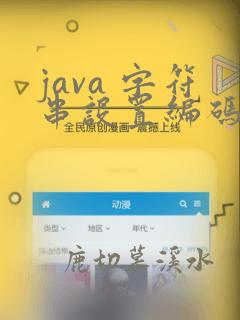 java 字符串设置编码