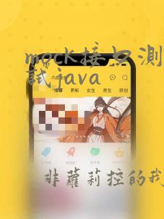 mock接口测试java