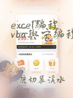 excel编程vba与宏编程